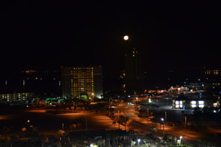 pensacola beach at night photography by Ernest J. Bordini, Ph.D. all rights reserved